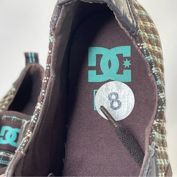 DC Fiona Mint Green Beige Brown Skate Shoe Women's Size 8 - Picture 11 of 11